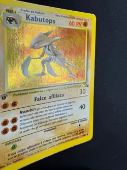 Pokemon Kabutops 9/62 Fossil Rara Holo Prima Edizione Wizards ITA Carte Vintage - Image 5