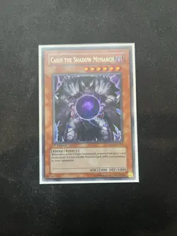 Yugioh Caius The Shadow Monarch SDDE-EN001 Ultra Rare 1st Edition LP 2 Available - Image 1