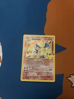 Pokemon TCG Charizard Celebrations Holo Card 4/102 Mint/Near - Image 1