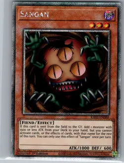 Sangan (Platinum Secret Rare) RA03-EN089 - Yu Gi Oh Card - NM - Image 1