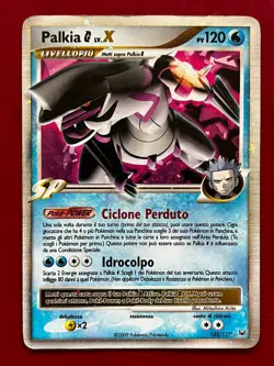 ITALIAN Palkia G Lv.X #125 Platinum Holo Rare Pokemon Card 2009 MP - Image 1