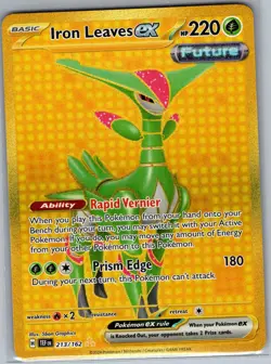 Iron Leaves ex 213/162 SV05: Temporal Forces - Pokemon Card - NM - Image 1