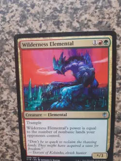 MTG - 1 x Wilderness Elemental - Commander 2016 - Image 1