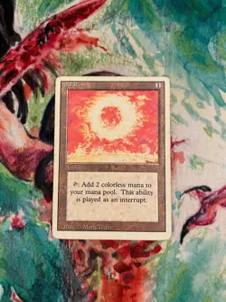 SOL RING / ANELLO SOLARE MAGIC THE GATHERING MTG REVISED EDITION - Image 1