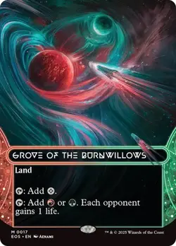 MTG - Grove of the Burnwillows - Stellar Sights - Edge of Eternities - Magic - Image 1