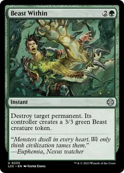 MTG - Beast Within - LCI Commander - Magic the Gathering - Image 1