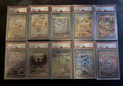 PSA 10 Terastal Festival Eevee Evolutions SAR Complete SEQ Set Pokemon Japanese - Image 1