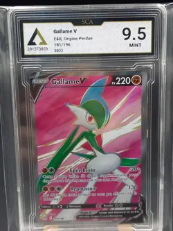Carte Pokemon Gallame V 181/196 Full Art Origine Perdue EB11 FR SCA 9.5 PCA ! - Image 1