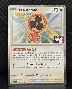 Fan Rotom 118/142 Cosmos Holo Play! Stamp Prize Pack - Pokemon TCG NM - Image 1