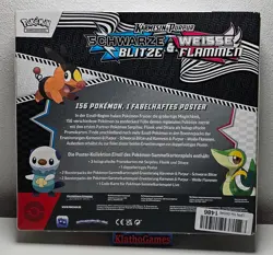 Pokemon Schwarze Blitze & Weisse Flammen Poster Kollektion Deutsch NEU OVP 1486 - Image 2