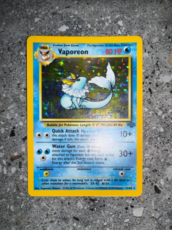 Pokemon TCG Cards Vaporeon 12/64 Jungle Holo Rare EXC - Image 4