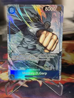Monkey D Garp OP12-056 Alternate Art One Piece Card English Legacy of the Master - Image 1