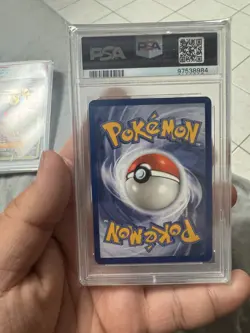 2000 POKEMON ROCKET 1ST EDITION #18 DARK ALAKAZAM PSA 8 TCG Card - Image 3