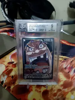 Marshall D Teach OP09-081 One Piece Card Beckett 9 - Image 1