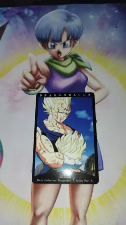 Carte 251 Dragon Ball Z Hero Collection Part 3 card Majin Vegeta Trunks - Image 1