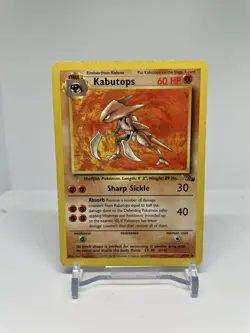 Kabutops 24/62 Fossil Set Wizards RARE NON-HOLO Pokemon Card 1999 WOTC HP - Image 1
