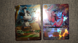 lorcana fabled #231/204 mickey mouse and #233/204 powerline enchanted cards - Image 2