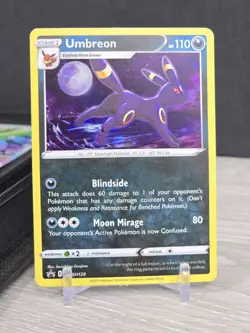 Pokemon Card TCG Umbreon SWSH129 Sword and Shield Black Star Promo Holo - Image 3