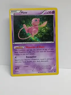 Mew 29/124 Holo XY Fates Collide Pokemon 2016 TCG - Image 1