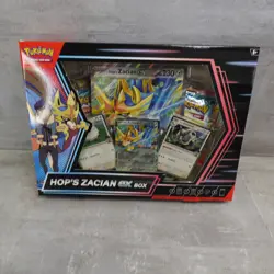 Pokemon Hops Zacian EX Box TCG Collection Scarlet & Violet 4 Packs New Sealed - Image 1