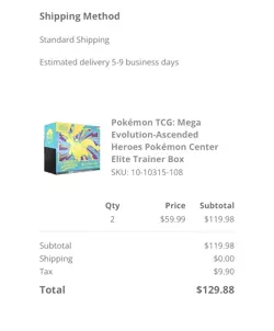 Ascended Heroes Pokemon Center Elite Trainer Box ETB PRESALE CONFIRMED Lot of 2 - Image 4