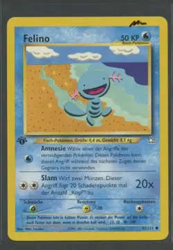 Felino 1. Edition | Neo Genesis 82/111 | Pokemon Karte Deutsch Near Mint 2001 - Image 1