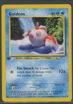 Goldeen 1. Edition | Neo Revelation 45/64 | Pokemon Karte EN NM- Goldini 2000 - Image 1