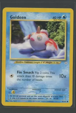 Goldeen | Neo Revelation 45/64 | Pokemon Karte EN NM Goldini 2000 - Image 1