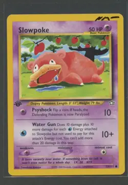 Slowpoke 1. Edition | Neo Genesis 73/111 | Pokemon Karte EN NM- Flegmon 2000 - Image 1