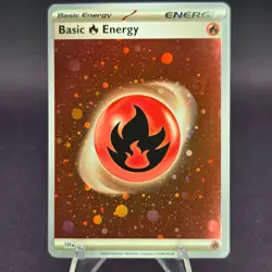 HD COSMOS HOLO Basic Fire Energy SVE 002 - Pokemon 151 - Image 1