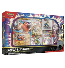 SEALED & NEW Pokemon TCG - Mega Lucario ex Figure Collection - Case of 6 - ENG - Image 2