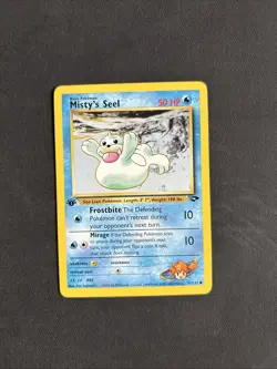 Pokemon TCG Misty's Seel Gym Challenge 91/132 Regular 1st Edition Common - NM/LP - Image 1