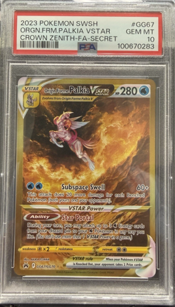 Pokemon TCG: Origin Forme Palkia VSTAR GG67/GG70 PSA 10 Gem Mint - Image 1