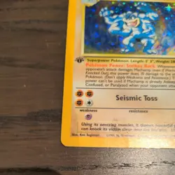 Pokemon TCG Machamp Base Set 8/102 Holo 1st Edition Holo Rare - Image 3