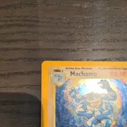Pokemon TCG Machamp Base Set 8/102 Holo 1st Edition Holo Rare - Image 4