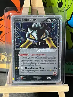 Rocket's Raikou ex 108/107 Pokemon Ex Deoxys -Secret Rare Holo-NM - Image 1