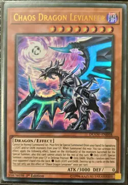 YuGiOh Chaos Dragon Levianeer Ultra Rare 1st Edition DUOV-EN058 NM - Image 1
