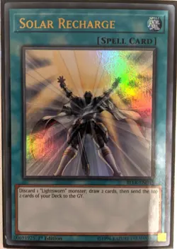 YuGiOh Solar Recharge Ultra Rare 1st Edition BLLR-EN045 - Image 1
