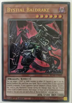 YuGiOh Bystial Baldrake Ultra Rare 1st Edition BLMR-EN069 - Image 1
