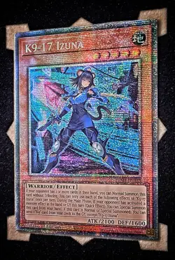 K9-17 Izuna JUSH-EN031 Starlight Rare 1st Edition Yugioh - Image 1