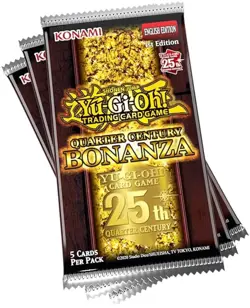 Quarter Century Bonanza Collection Yu-Gi-Oh TCG 3 Booster Pack Tuck box Yugioh - Image 2