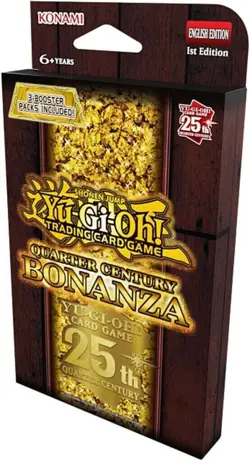 Quarter Century Bonanza Collection Yu-Gi-Oh TCG 3 Booster Pack Tuck box Yugioh - Image 3