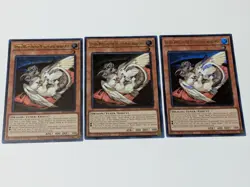 3x Buster Whelp of the Destruction Swordsman Ultra Rare Yugioh! Mega tins 2025 - Image 1