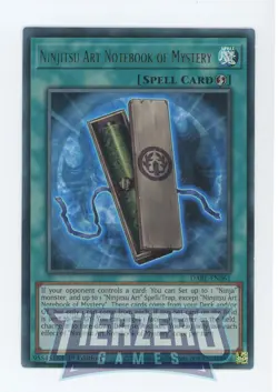 Yugioh DABL-EN061 - Ninjitsu Art Notebook of Mystery - Ultra Rare - Image 1