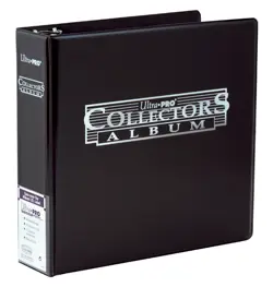 Ultra Pro BLACK Collectors Album 3 Ring Binder Folder Pokemon MTG AFL Yugioh 74427814069 - Image 1
