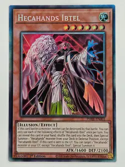 Yu Gi Oh - PHRE-EN001 Hecahands Ibtel - Collector's Rare - Image 1