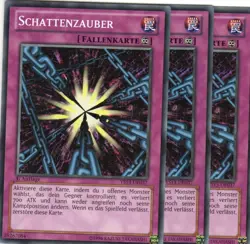 yugioh 3x Schattenzauber YS13-DE037 COMMON 1AUFLAGE DEUTSCH - Image 1