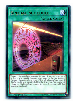 Special Schedule - DRL3-EN073 - Ultra Rare 1st Edition Yugioh - Image 1