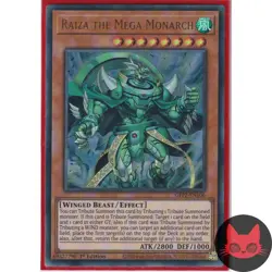 Yugioh Raiza the Mega Monarch GFP2-EN106 Ultra Rare 1st Edition NM - Image 1