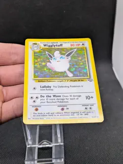 Wigglytuff 16/64 Holo Jungle Set Pokemon Card WOTC LP EXCELLENT - Image 3